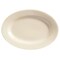 World Tableware 10.375"x7.375" Cream White Rolled Edge Medium Rim Platter, PK24 PWC-12 - alternate 1